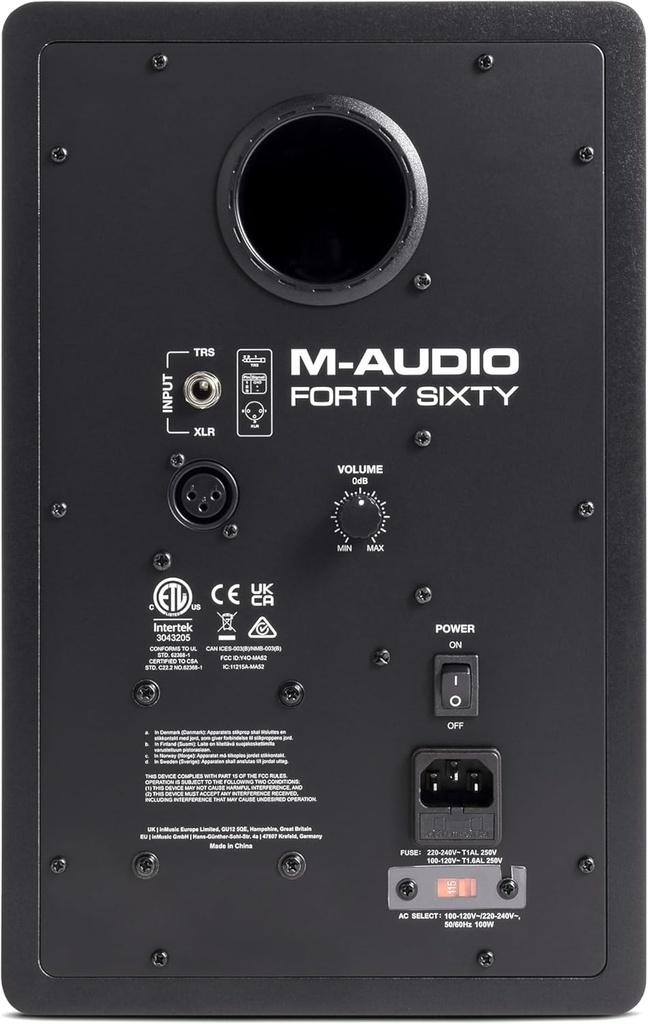 M-Audio Forty Sixty 6.5" 100W Studio Monitor Speaker (each)