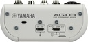 Yamaha AG03MK2 White 3-Channel Live Streaming Mixer