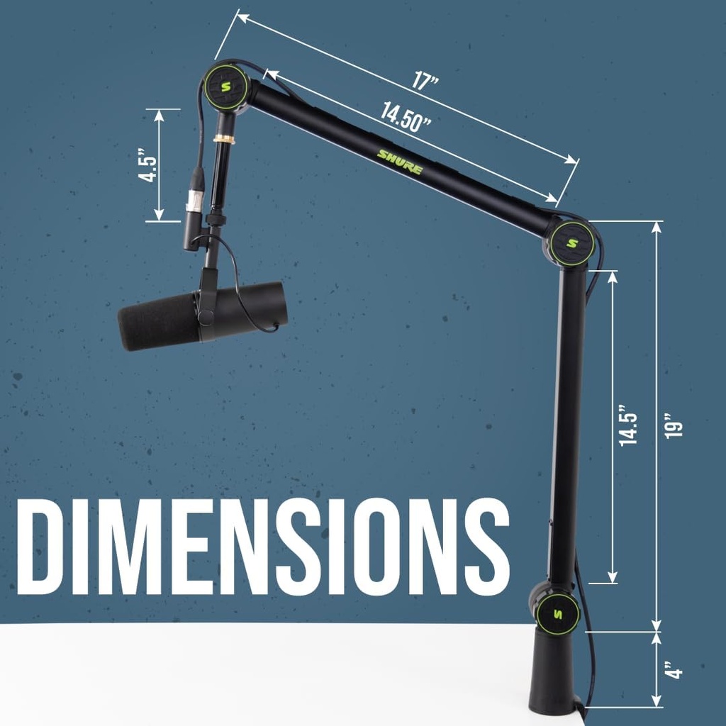 Shure Gator SH-BROADCAST1 Boom Mic Stand