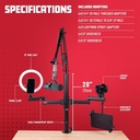 Gator Creator Tree with Light, Mic & Camera Attachments