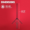 Gator GFW-SPK-3000 Aluminum Speaker Stand with Lift-EEZ Piston