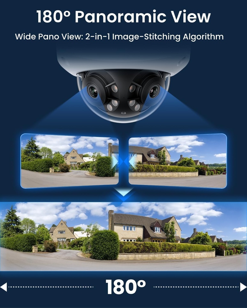 Reolink Duo 3V PoE 16MP 4K Dual-Lens PoE Security Camera