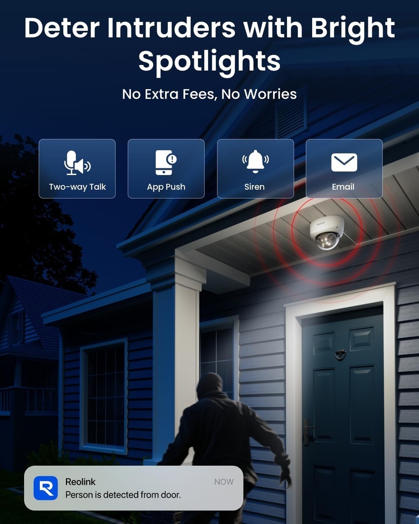 Reolink Duo 3V PoE 16MP 4K Dual-Lens PoE Security Camera