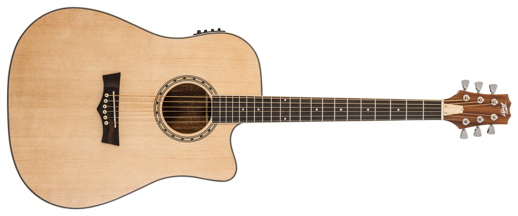 Peavey Delta Woods™ DW-2 CE™ Solid Top Cutaway Acoustic-Electric Guitar with Electronics