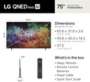LG 75QNED84B 75" Mini-LED 120Hz TV