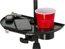 Gator GFW-MICACCTRAY Mic Stand Accessory Tray with Drink Holder and Guitar Pick Tab