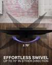 Sanus VSTV2-B2 Swivel TV Stand for TVs 40"-86"