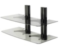 Sanus VF2022-B1 Dual-Column Wall-Mounted Component Rack