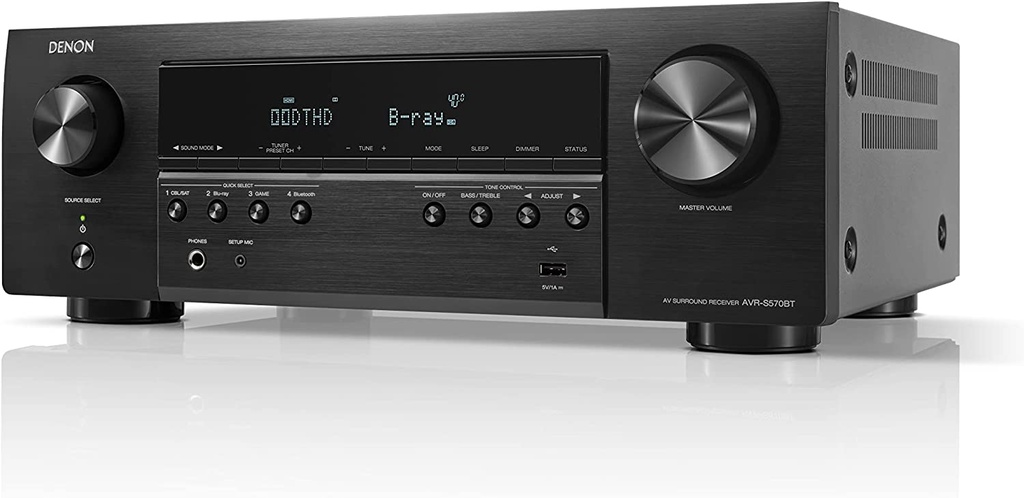 Denon 5.2 Channel AV Receiver - 70W x 5 8K Ultra HD Audio/Video