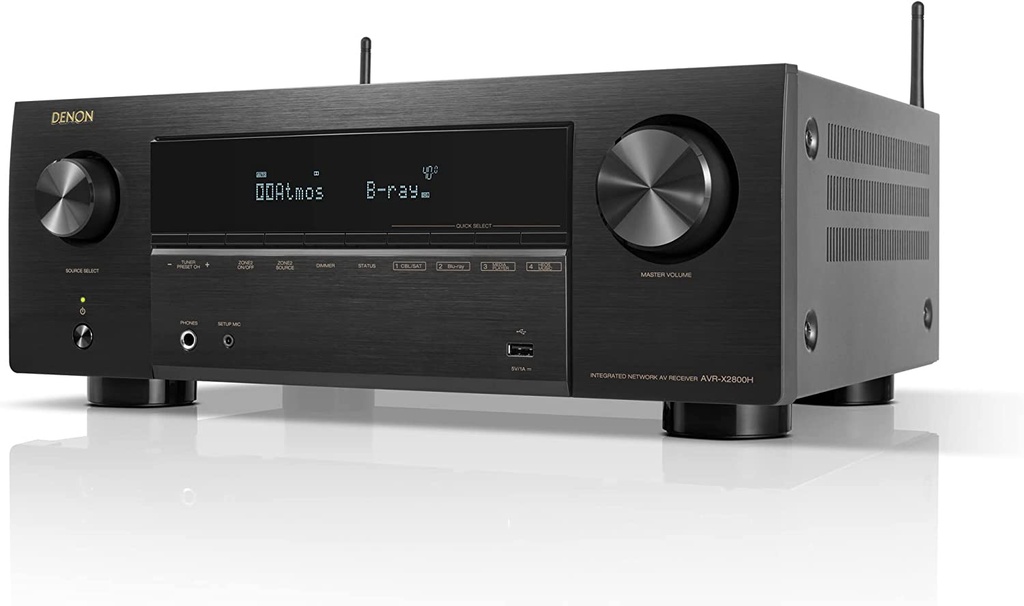 Denon AVRX2800H 7.2 Channel 8K Receiver - Up to 95W/Channel