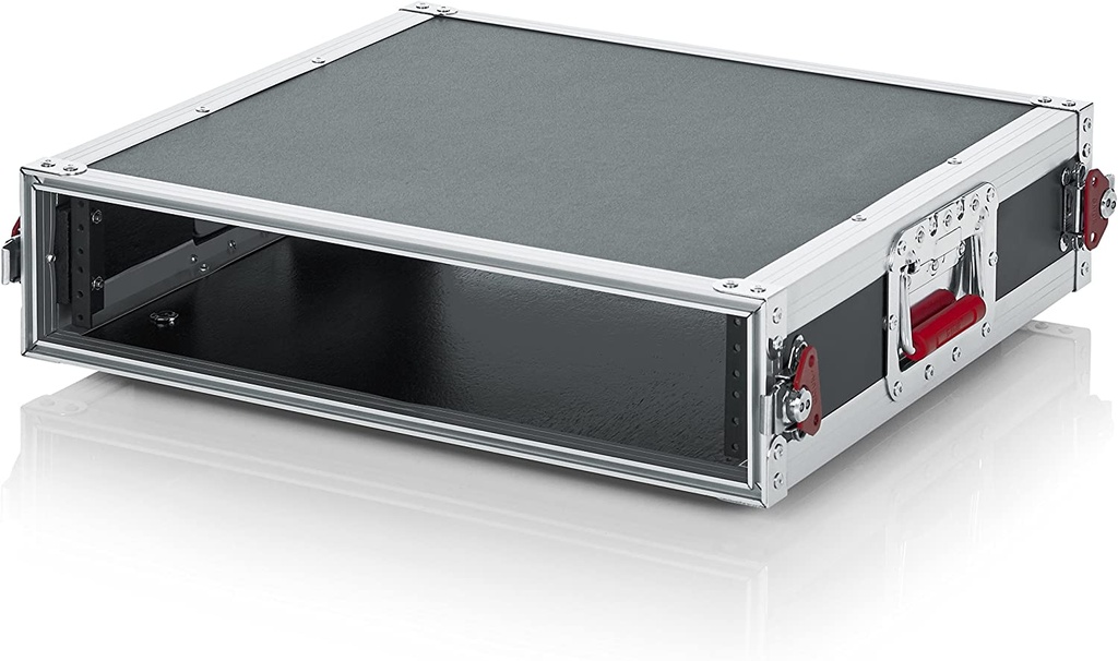 Gator G-TOUR 2U 17" Deep Wood Flight Rack Case