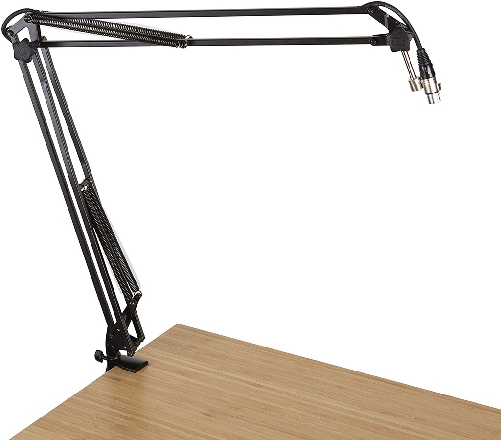 Gator GFWMICBCBM1000 Desk-Mounted Broadcast/Podcast Boom Mic Stand