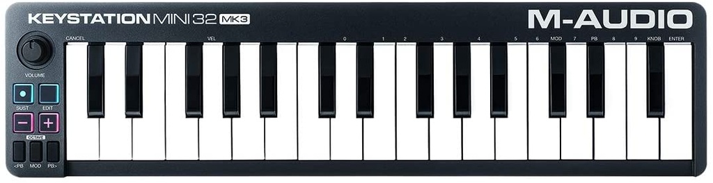 M-Audio Keystation Mini 32 MK3 Ultra Portable USB MIDI Keyboard Controller
