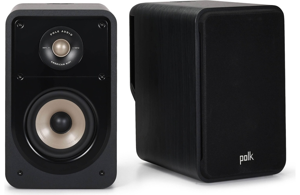 Polk Signature Elite ES15 Bookshelf Speakers (Pair, Black)