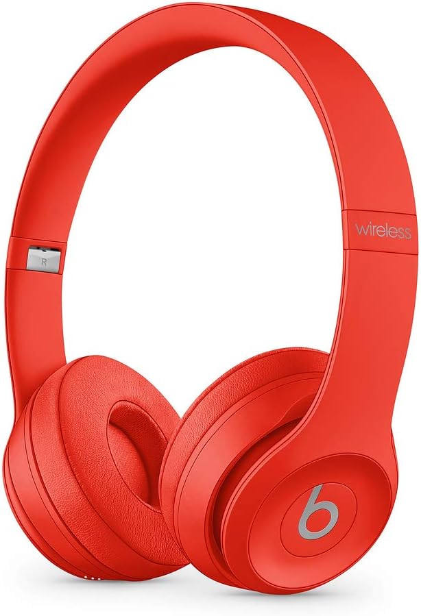Beats Solo 3 Wireless On-Ear Headphones (Red)