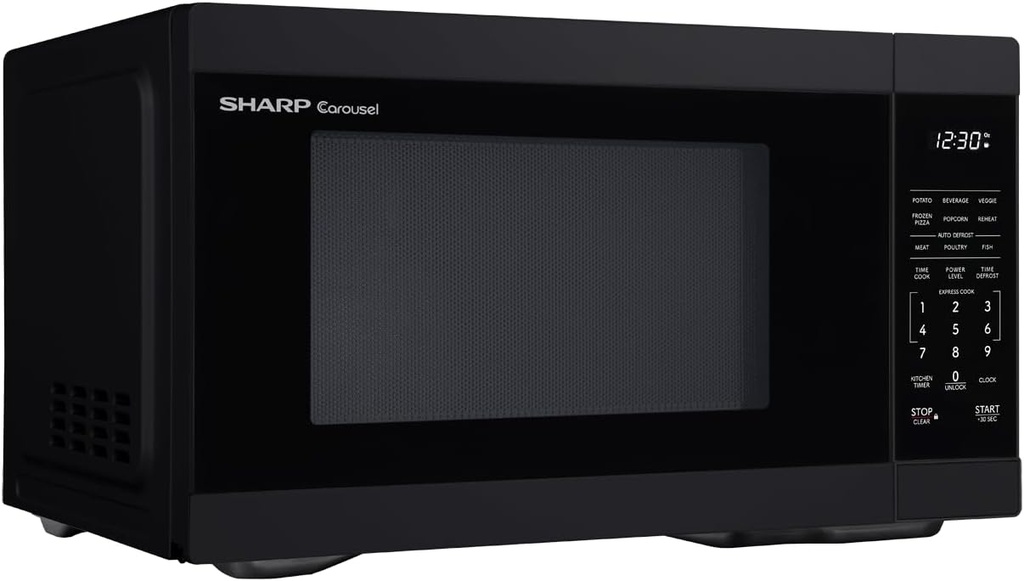 Sharp SMC1161KB 1000-Watt 1.1 Cu/ft Black Microwave