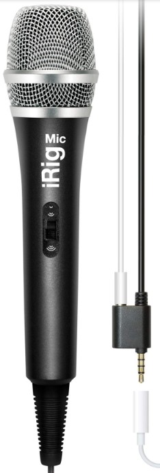iRig Mic Handheld Condenser Mic for smartphones and tablets