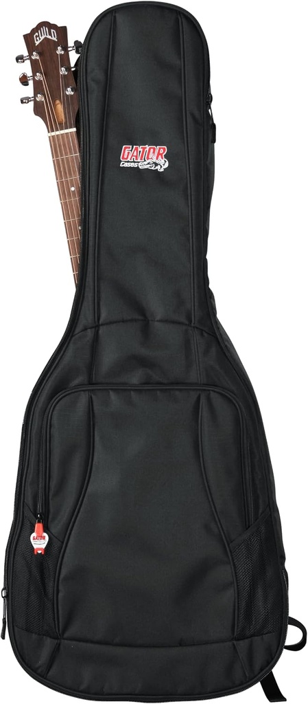 Gator GB-4G-ACOUSTIC Gig Bag For Acoustic Guitars with Adjustable Backpack Straps