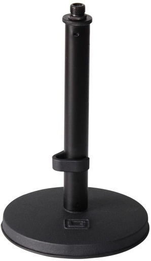 [GFW-MIC-0600] Gator GFW-MIC-0600 Fixed 9" Height Desktop Mic Stand with 6" Round Base