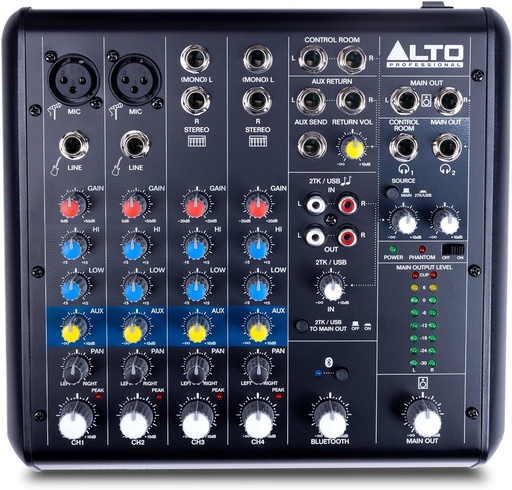 [TrueMix 600] Alto TrueMix 600 6- Channel Analog Mixer w/ Bluetooth