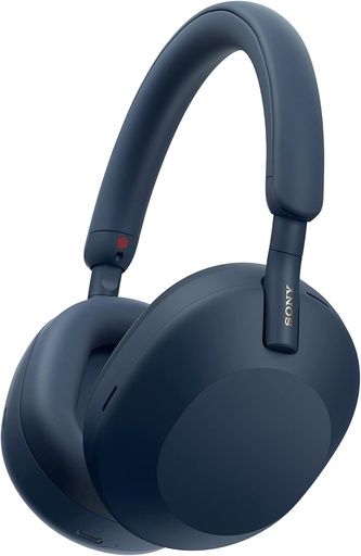 [WH1000XM5 BLUE] Sony WH-1000XM5 Over-Ear Wireless Noise Cancelling Headphones (Midnight Blue)