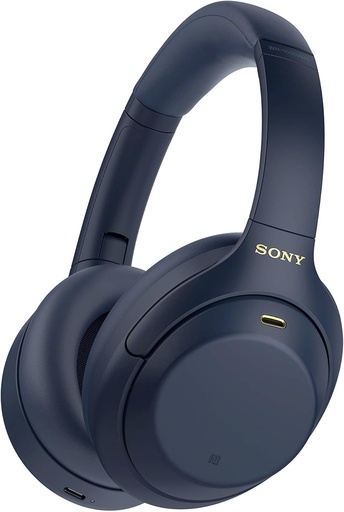 [WH1000XM4 BLUE] Sony WH1000XM4 Blue Over Ear Noise Cancelling Bluetooth Headphones