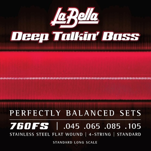 [760FS] La Bella 760FS Flats, Bass Guitar 4-String