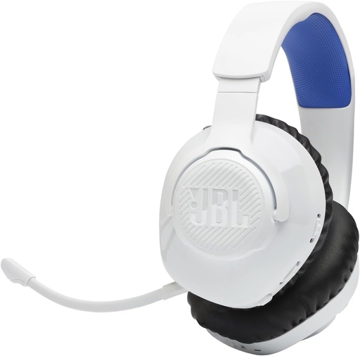 [Quantum 360P White] JBL Quantum 360P Wireless Over-Ear Console Gaming Headset