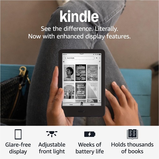 [Kindle 16GB 11th Gen] Amazon Kindle E-Reader 11th Gen 6" 16GB (Black)