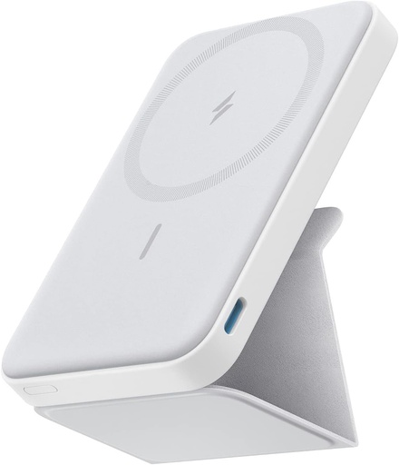 [MagGo 622 White] Anker MagGo 622 White Portable MagSafe 5000 mAh Power Bank
