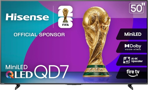 [50QD7QF] Hisense 50QD7QF 50" MiniLED 4K QLED Fire TV