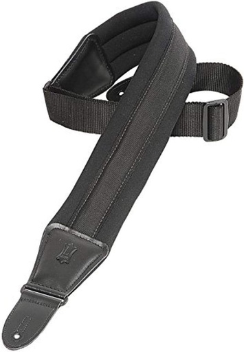 [PM48NP3-BLK] Levy's PM48NP3-BLK 3.25" Wide Neoprene Padded Guitar Strap