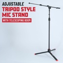 Gator Frameworks GFW-ID-MIC ID Series Tripod Mic Stand with Boom