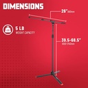 Gator Frameworks GFW-ID-MIC ID Series Tripod Mic Stand with Boom