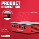 Gator GTR-PWR-5 Pedal Board Power Supply with 5 Isolated Outputs