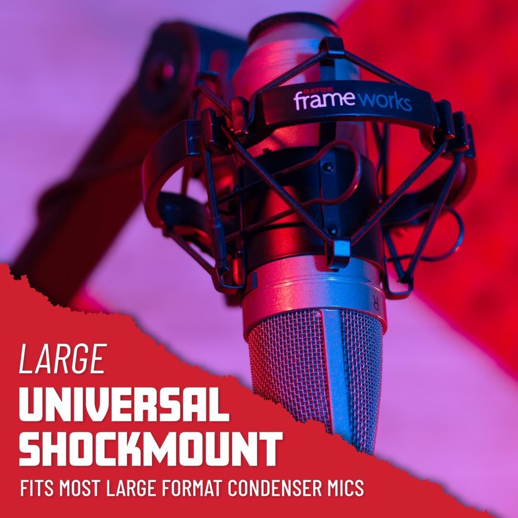 Gator GFW-MIC-SM5560 Studio Microphone Universal 55-60MM Shock Mount