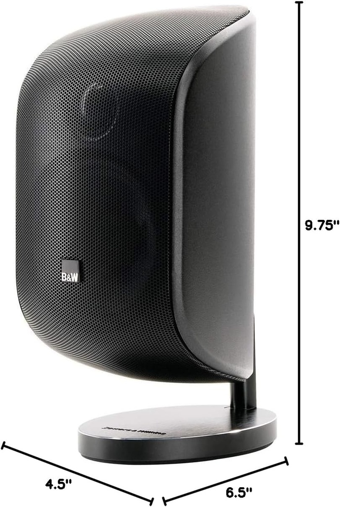 Bowers & Wilkins M-1 Satellite Speaker (Black) - PAIR