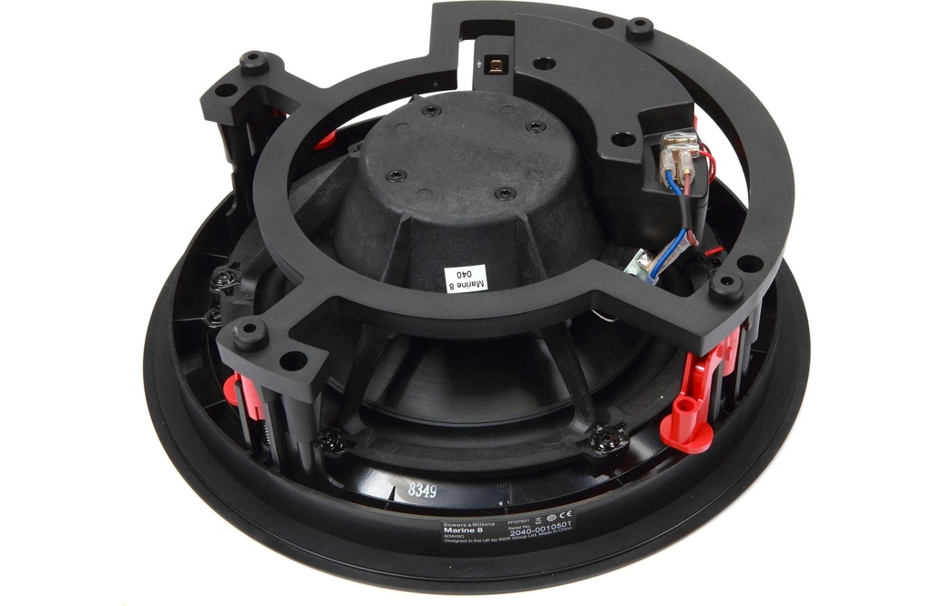 Marine speaker, 2-way system,..1" soft dome tweeter, 8" polypropylene..cone bass/midrange