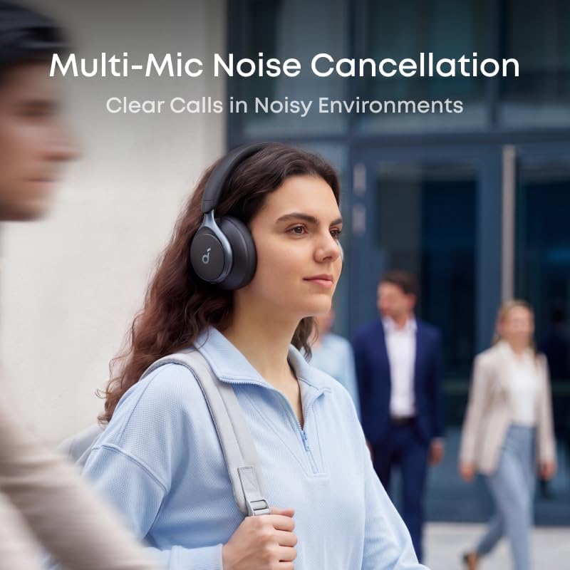 Soundcore Space One Black Active Noise Cancelling Over-Ear Headphones