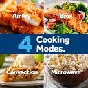 GE GCST10A1WSS 1.0 Cu/Ft Microwave/Convection Oven with Air Fry
