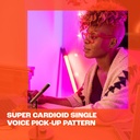 JBL Quantum Stream Talk Premium USB Mic for Streaming