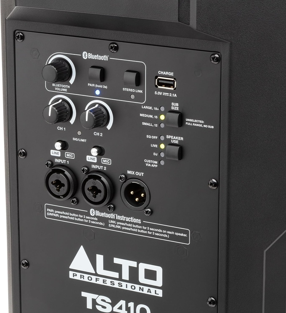 Alto Professional TS410 - 2000W 10" Powered Speaker