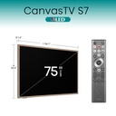 Hisense 75S7N 75" Canvas TV - Google Smart TV with Art Mode & Frame