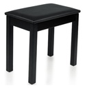 Gator GFW-KEYBENCH-WDBKS Wooden Black Bench w/ Flip Up Storage