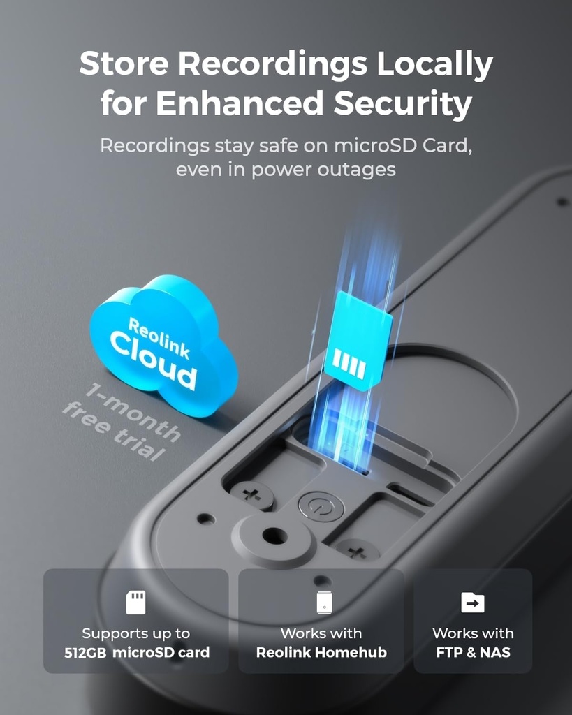 Reolink 2K Battery Video Doorbell Camera