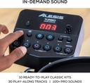 Alesis Drums Turbo Mesh Kit – Electric Drum Set With 100+ Sounds, Mesh Drum Pads, Drum Sticks, Connection Cables and 60 Melodics Lessons