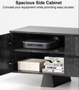 ErgoAV ERFFL4-01BB Black TV Stand