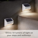 Ring Solar-powered Steplight w/ Motion Detection (White) ***Ring Bridge Required for Smart Control***