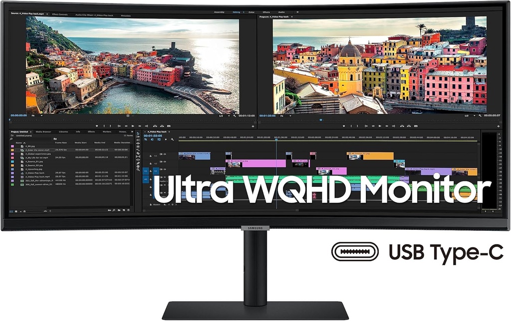 Samsung 34" ViewFinity S65UA 100Hz Curved Monitor