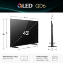 Hisense 43" QLED 4K Fire TV (43QD6QF)